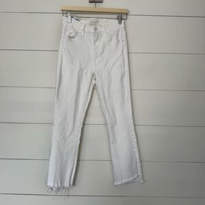 Mother Women’s 26 White Insider Crop Fairest of Them All Jeans